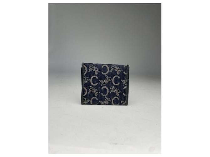Céline Borsa in cotone blu navy Celine - vista 2