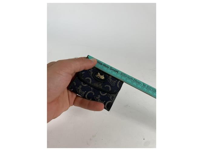 Céline Borsa in cotone blu navy Celine - vista 5