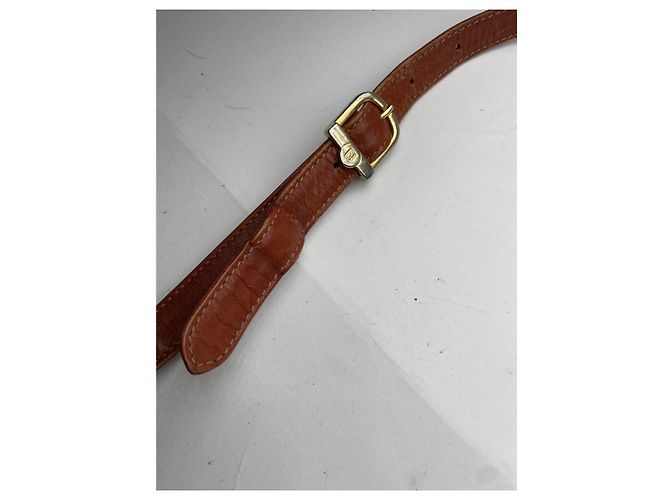 Borsa a tracolla in pelle marrone Fendi Baguette - vista 3