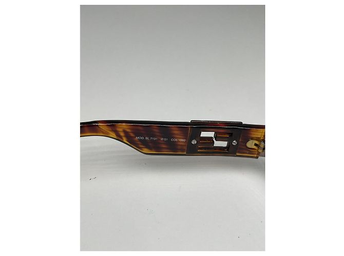 Fendi schwarze Metallsonnenbrille - Ansicht 2