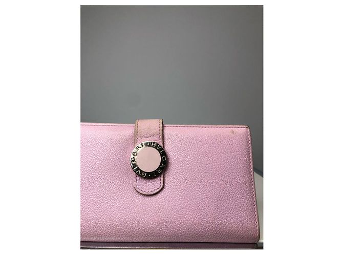 Bulgari Bvlgari Serpenti rosa Leder Geldbörse Pink - Ansicht 3