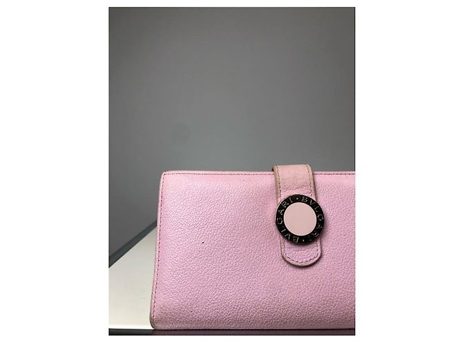 Bulgari Bvlgari Serpenti rosa Leder Geldbörse Pink - Ansicht 4