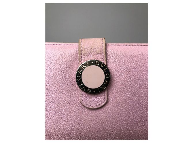 Bulgari Bvlgari Serpenti rosa Leder Geldbörse Pink - Ansicht 5