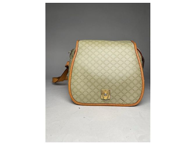 Céline Celine Tabou Beiger Lederhandtasche - Ansicht 2