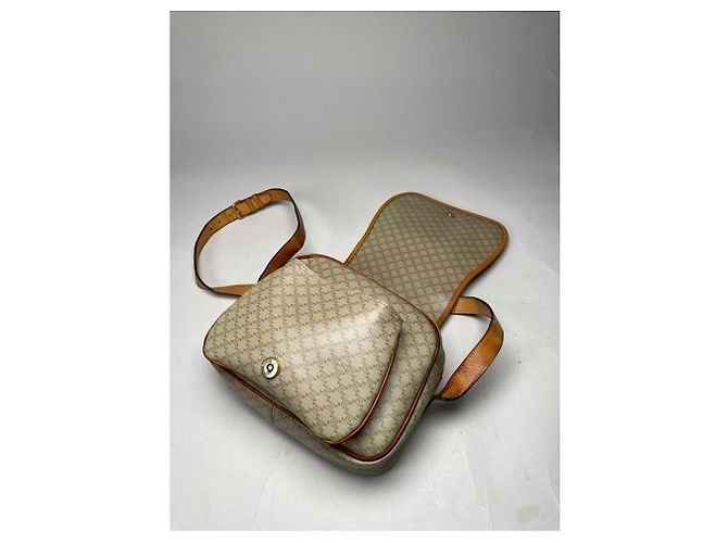 Céline Celine Tabou Beiger Lederhandtasche - Ansicht 5