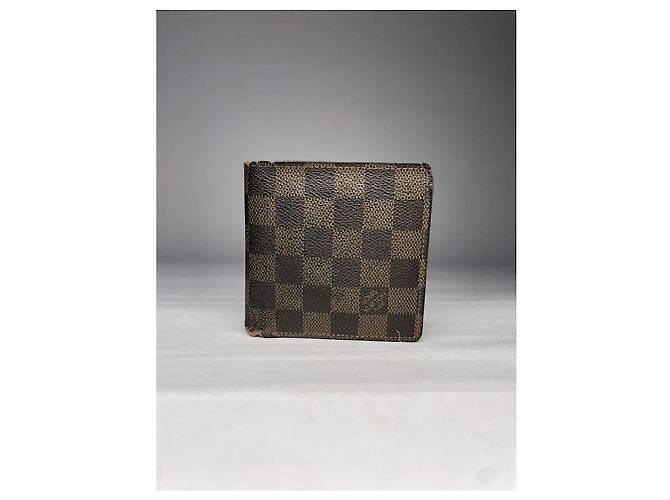 Portafoglio in pelle marrone Couverture Passeport Louis Vuitton - vista 3