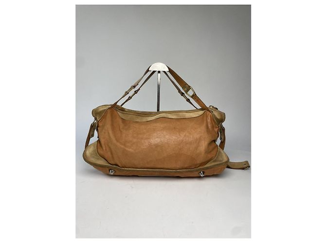 Céline Borsa da viaggio in pelle marrone Celine - vista 5