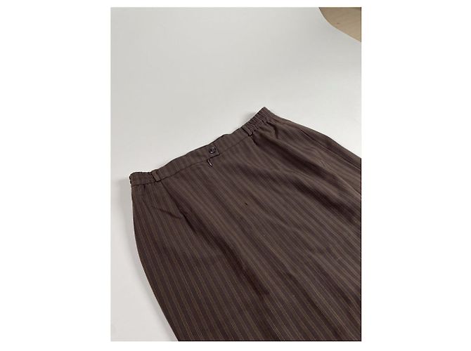 Brauner Wollrock von Givenchy - Ansicht 3