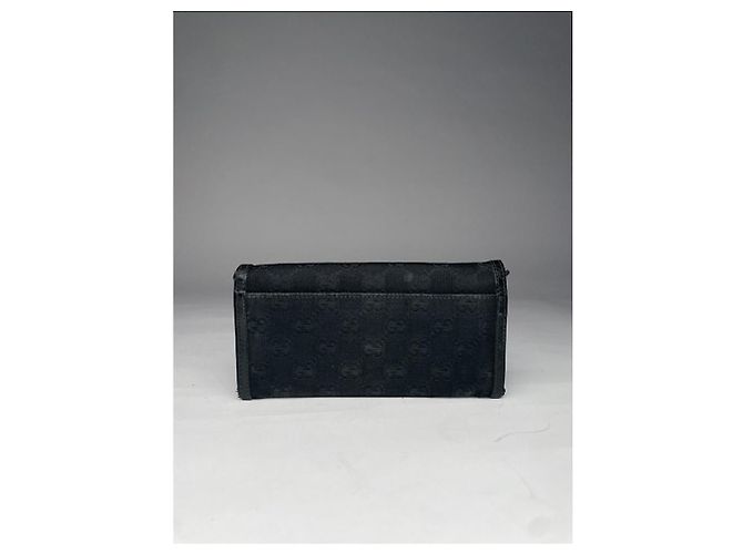 Cartera de cuero negro Gucci Horsebit 1955 - vista 2