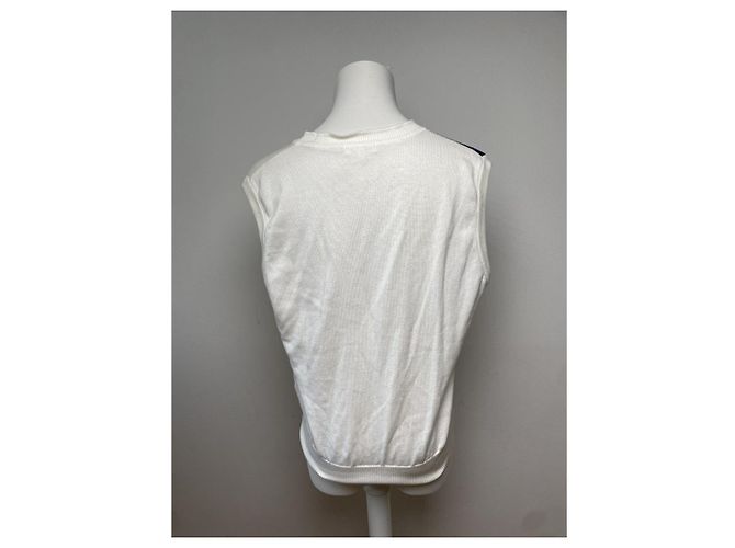 Weißes Baumwollstrickwaren von Balenciaga - Ansicht 2