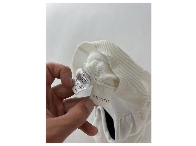 Weißes Baumwollstrickwaren von Balenciaga - Ansicht 4