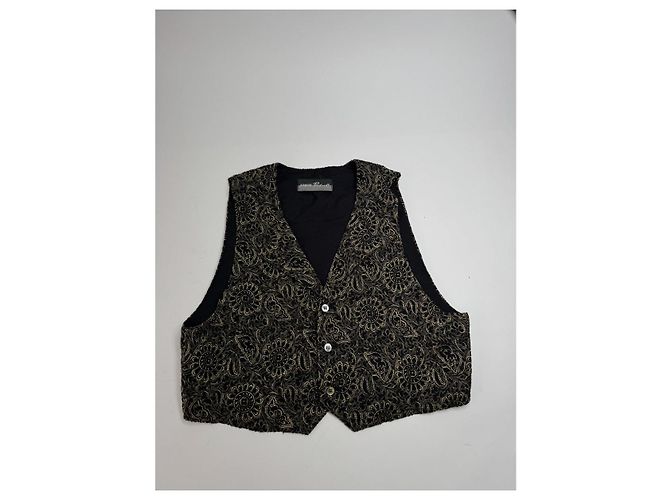 Autre Marque Kansai Yamamoto schwarze Wollstrickware - Ansicht 4