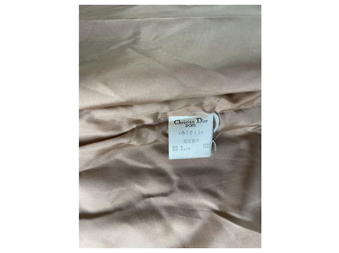 Abrigo de lana marrón Dior con capucha Castaño - vista 5