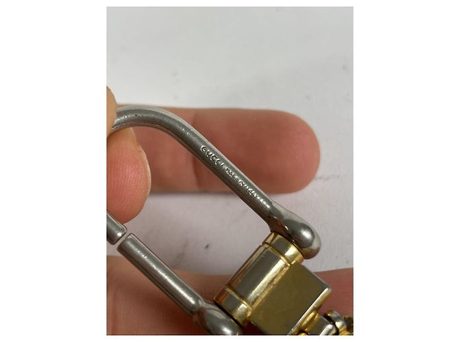 Pendente in acciaio argento Gucci - vista 3