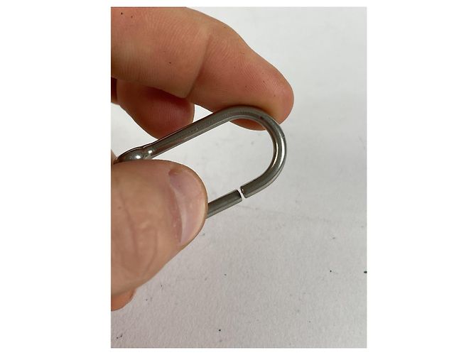 Pendente in acciaio argento Gucci - vista 4