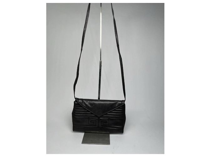 Borsa a mano in pelle marrone Givenchy Emblem - vista 4