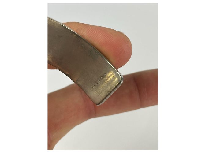 Bracciale in acciaio argento Gucci GG Running - vista 5