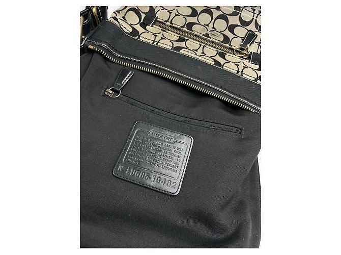 Borsa a mano in pelle nera Sufflette Signature di Coach Nero - vista 3