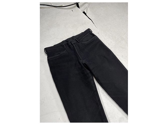 Pantalón de algodón azul marino Prada - vista 3