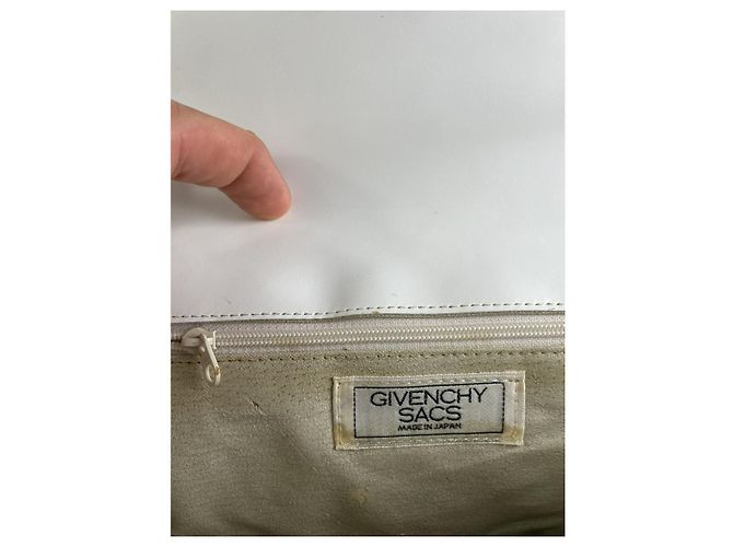 Bolsa de couro branco Givenchy 4G - vista 3