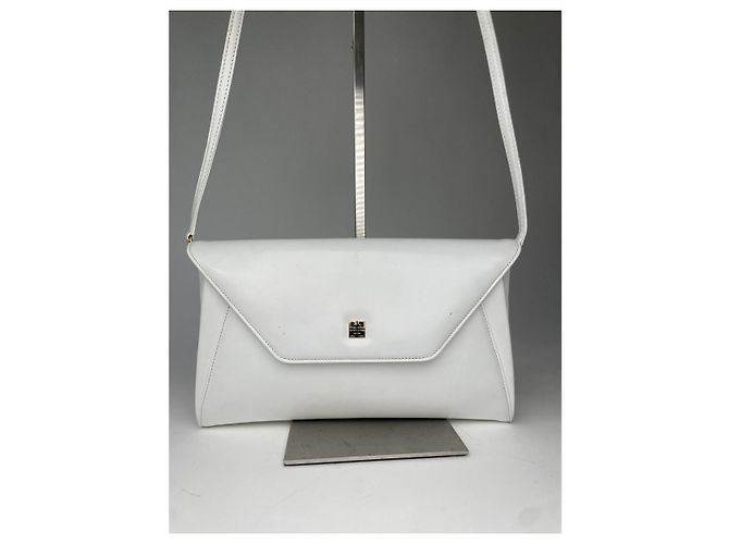 Bolsa de couro branco Givenchy 4G - vista 5