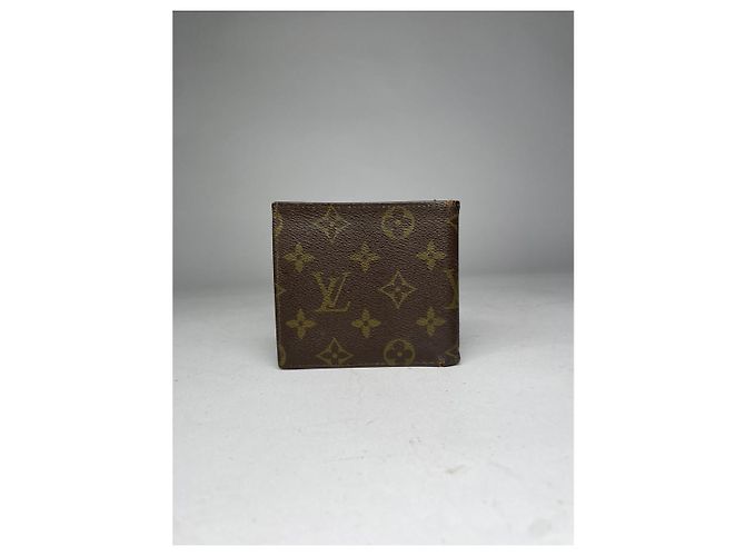 Borsa in pelle marrone Louis Vuitton Flore - vista 3
