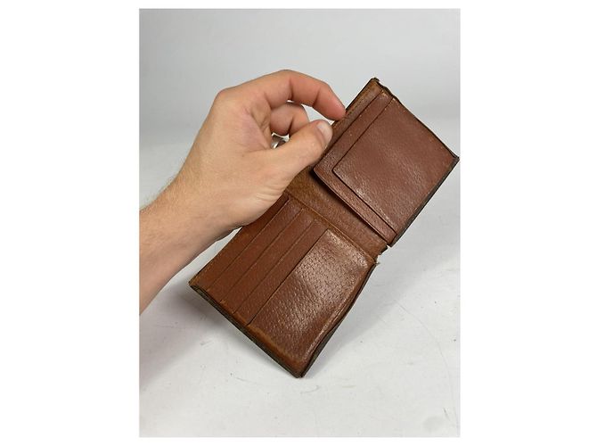 Borsa in pelle marrone Louis Vuitton Flore - vista 4