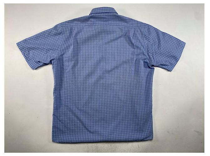 Camicia in cotone blu Yves Saint Laurent - vista 2