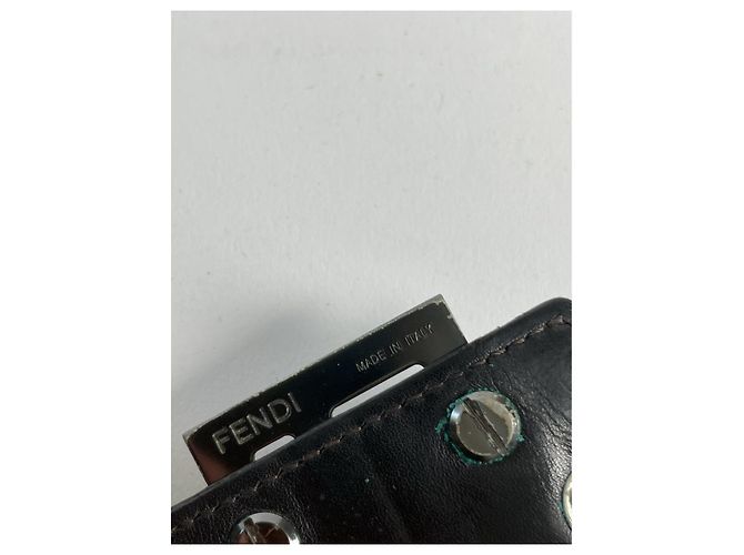 Fendi Baguette braune Lederbörse - Ansicht 3