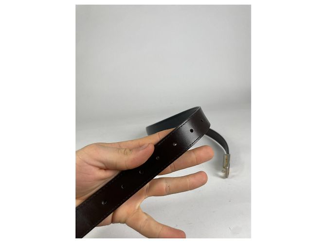 Christian Dior Cinturón de cuero negro Dior Homme - vista 4