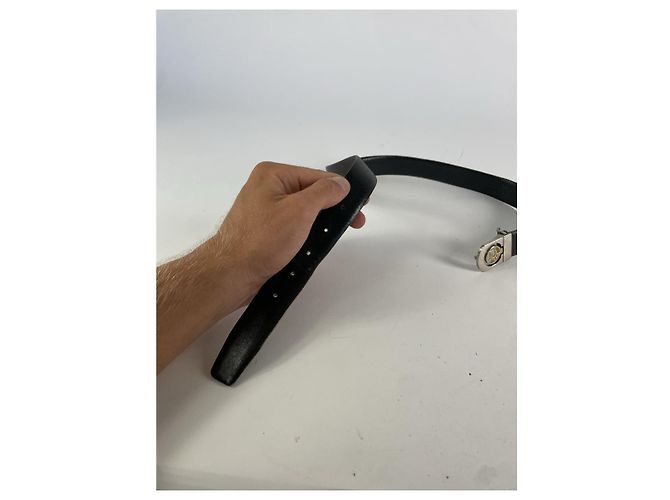 Cinturón de cuero marrón Dior Saddle Castaño - vista 4