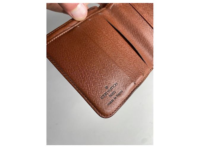 Louis Vuitton Zippy Geldbörse aus braunem Leder - Ansicht 4