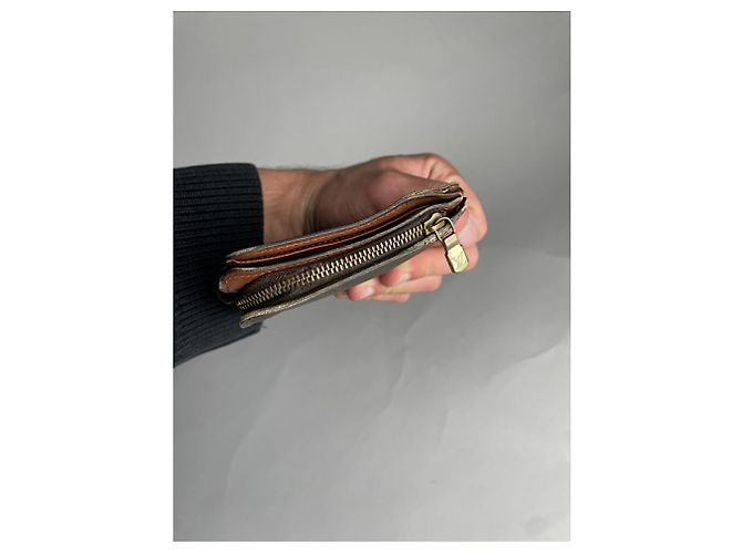 Louis Vuitton Zippy Geldbörse aus braunem Leder - Ansicht 5