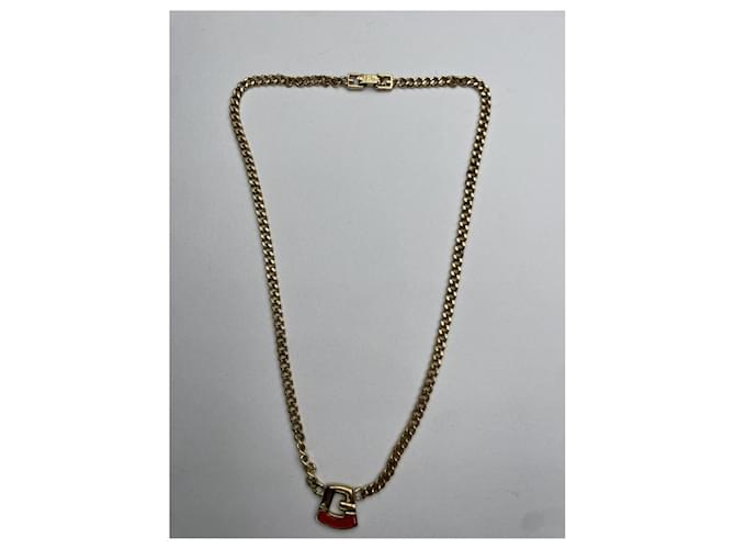 Collana in acciaio dorato Givenchy D'oro - vista 4