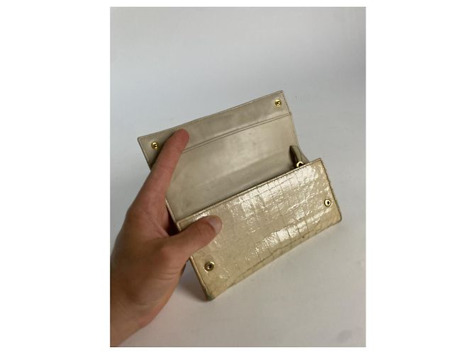 Cartera de cuero blanco Miu Miu - vista 3