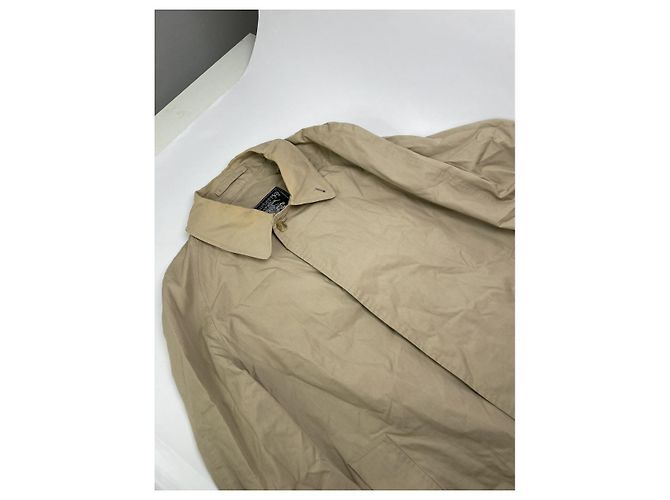 Abrigo de algodón beige de Burberry - vista 2