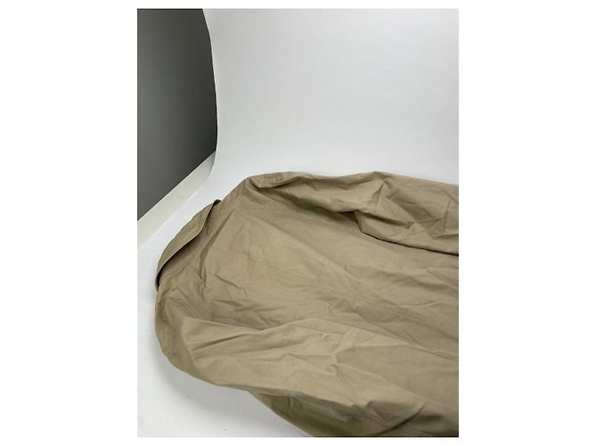 Abrigo de algodón beige de Burberry - vista 5