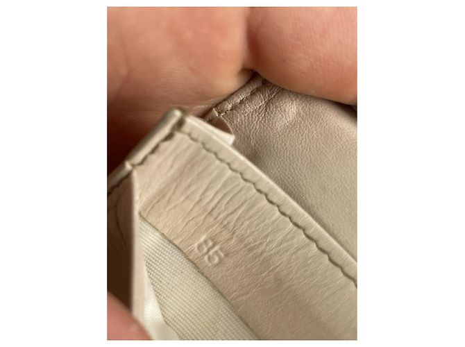 Borsa in pelle bianca Miu Miu Bianco - vista 5