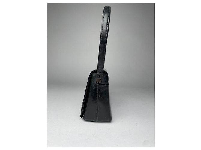 Borsa a mano in pelle verniciata nera Givenchy Whip Nero - vista 4