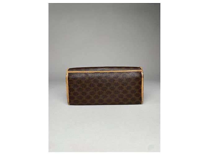 Céline Celine Triomphe Vintage Brown Leather Wallet - view 2