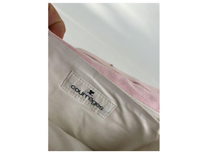 Courreges Cartera de algodón rosa Courrèges - vista 4