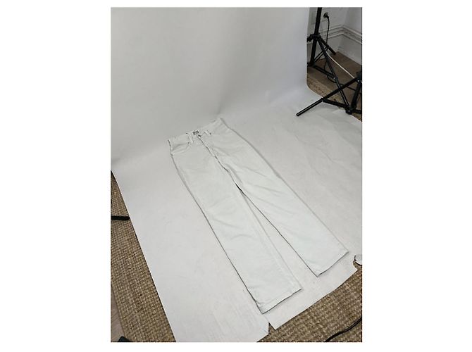 Pantalón de algodón blanco Versace Jeans Couture - vista 3