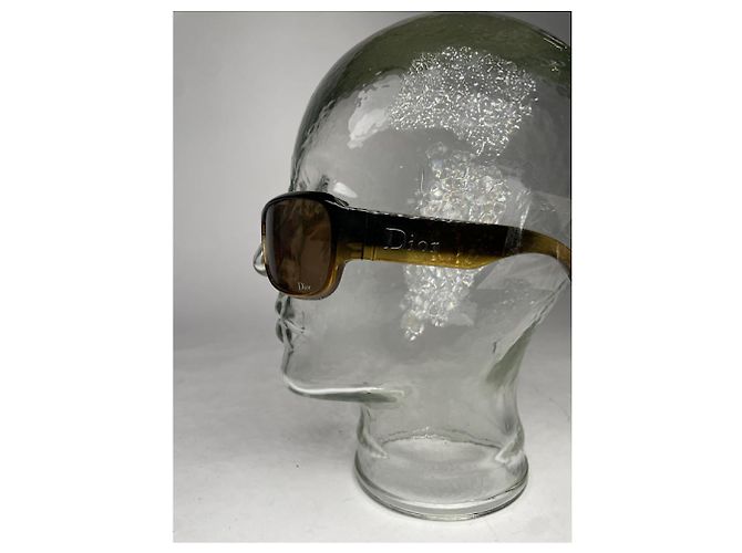 Occhiali da sole in plastica gialla Dior Giallo - vista 2