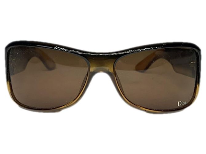 Occhiali da sole in plastica gialla Dior Giallo - vista 3