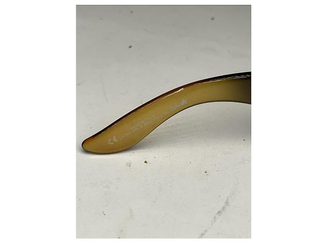 Occhiali da sole in plastica gialla Dior Giallo - vista 4