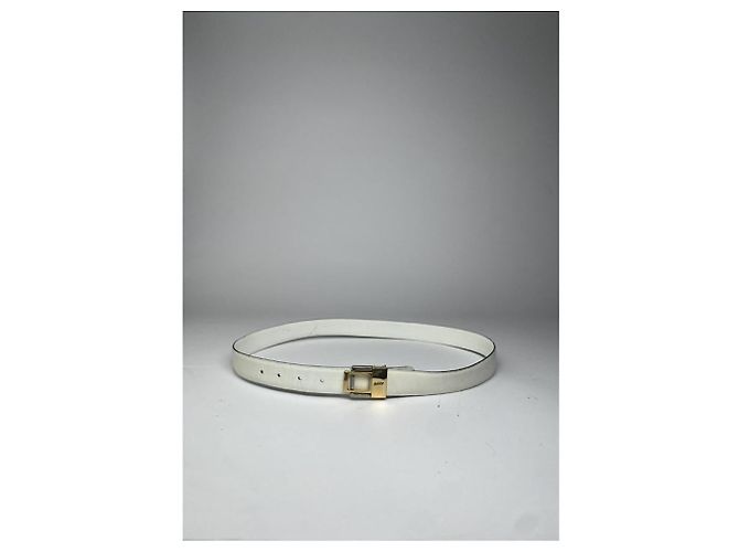 Cinturón de cuero blanco Bally - vista 5