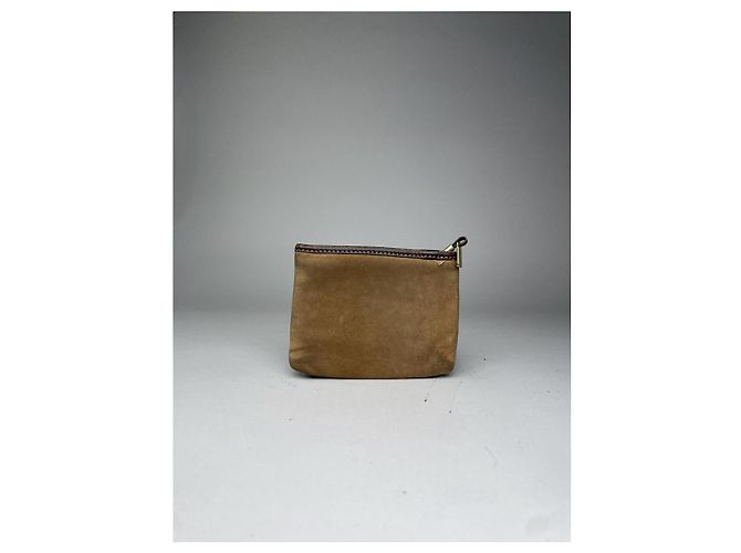 Clutch in pelle cammello Loewe - vista 2