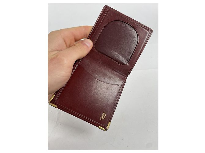 Cartier Bordeaux Lackleder Tasche - Ansicht 2