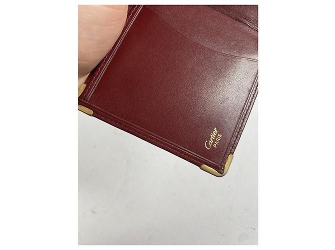 Cartier Bordeaux Lackleder Tasche - Ansicht 3