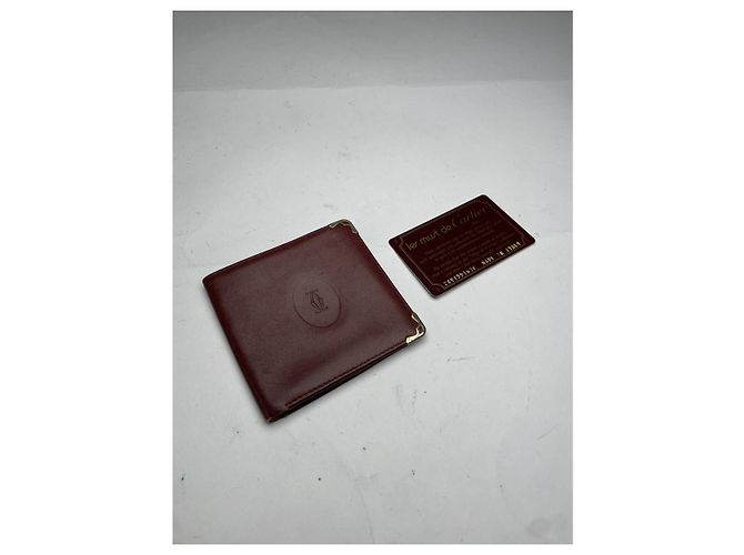 Cartier Bordeaux Lackleder Tasche - Ansicht 4